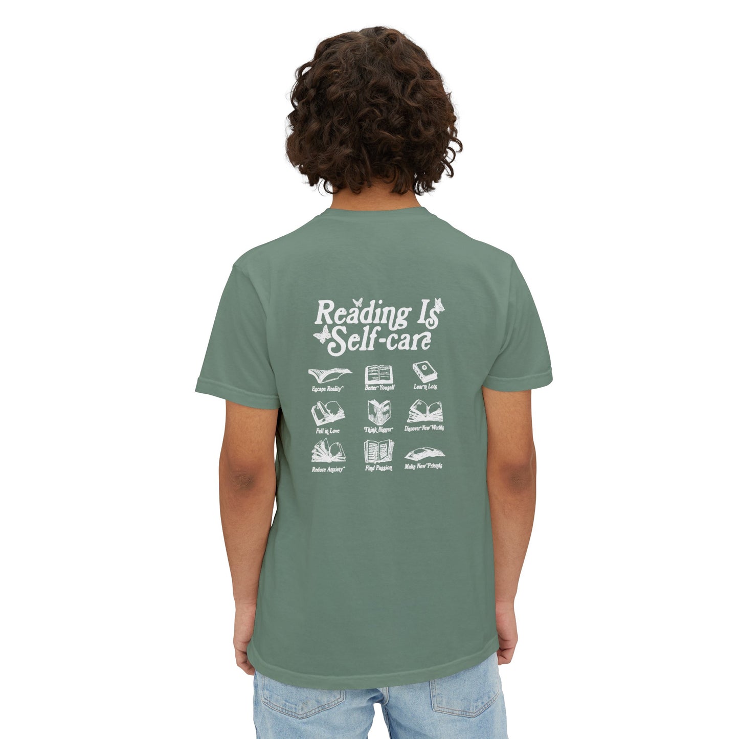 COMFORT COLOR Reading is Self Care T-Shirt