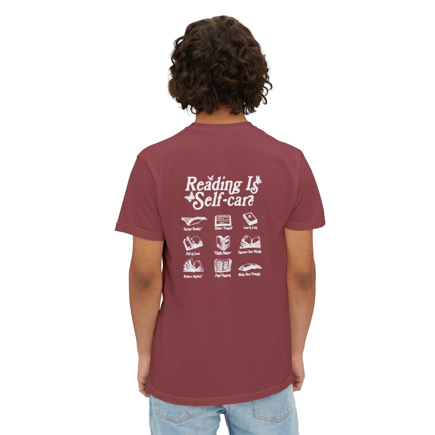 COMFORT COLOR Reading is Self Care T-Shirt