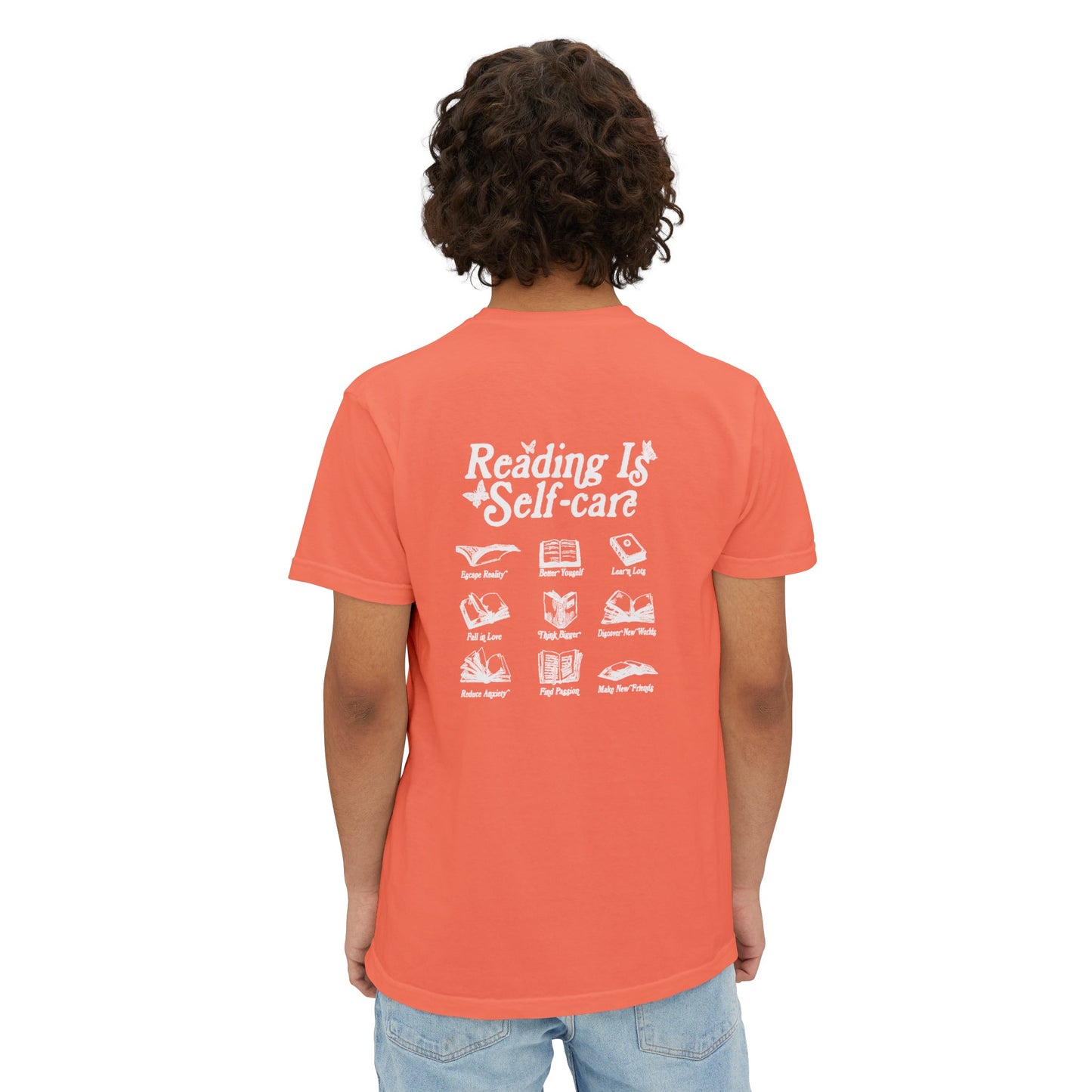 COMFORT COLOR Reading is Self Care T-Shirt