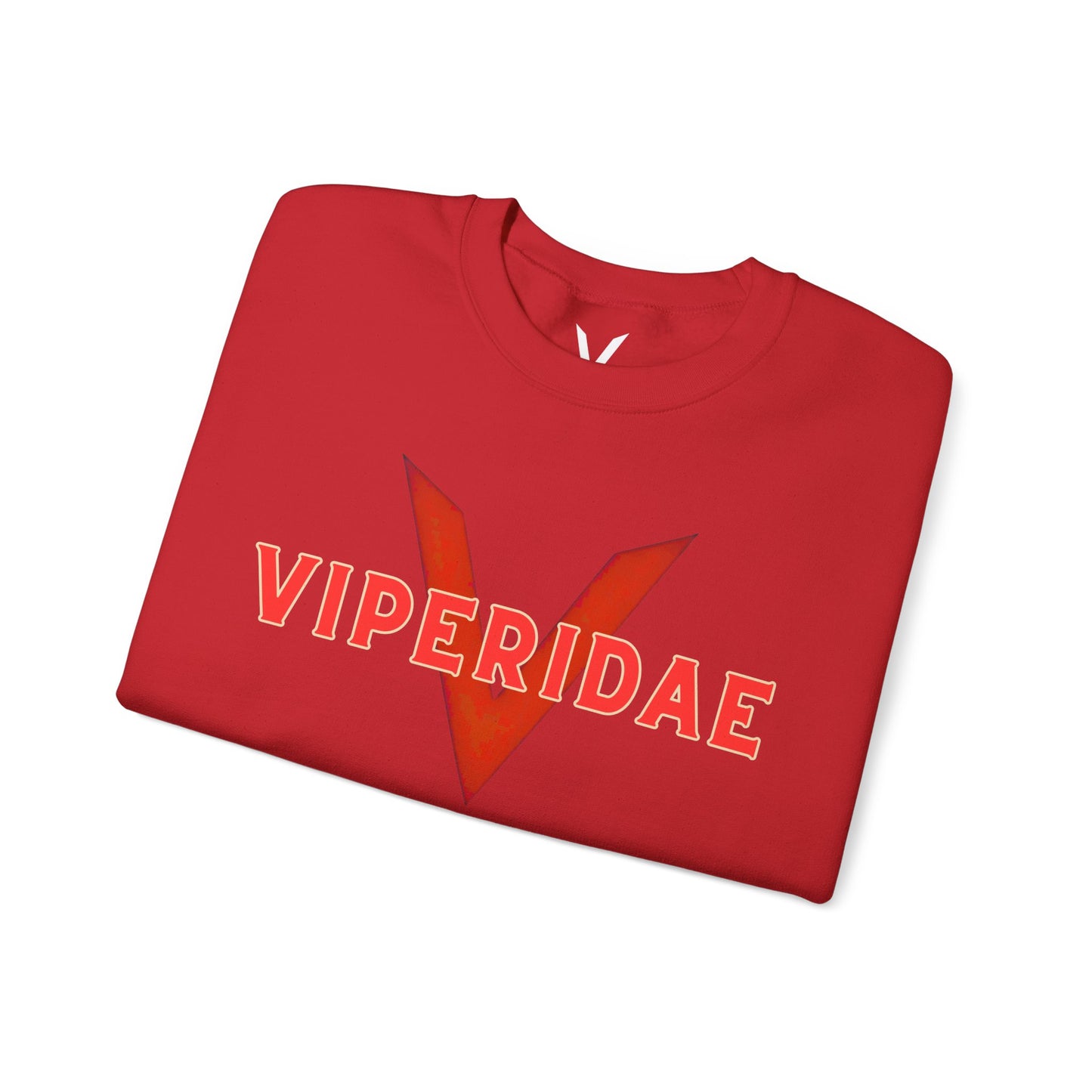 VIPERIDAE Red Black Unisex Heavy Blend™ Crewneck Sweatshirt