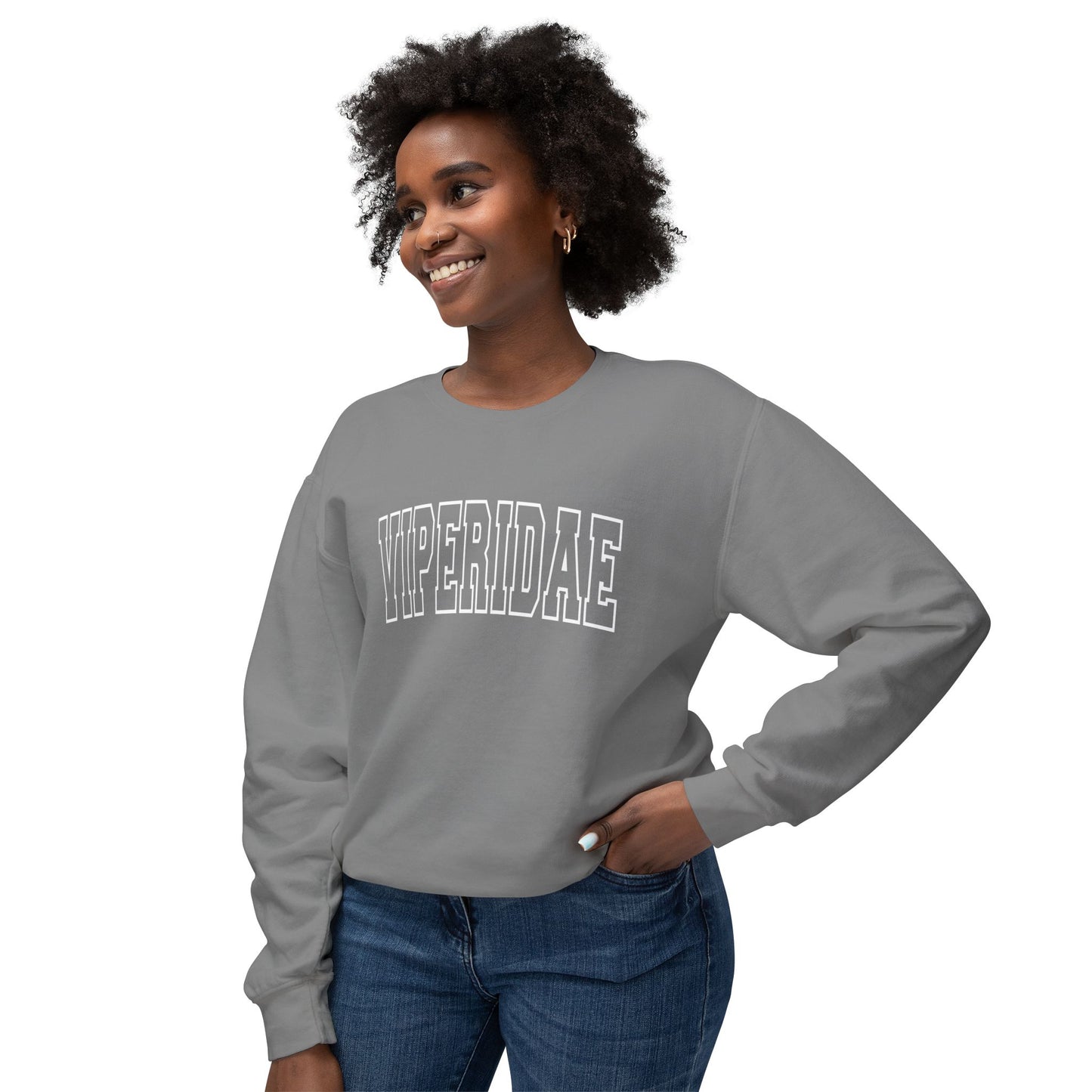 COMFORT COLOR Viperidae Unisex Lightweight Crewneck Sweatshirt