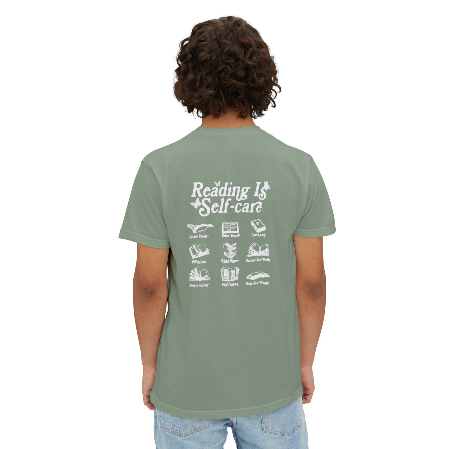 COMFORT COLOR Reading is Self Care T-Shirt