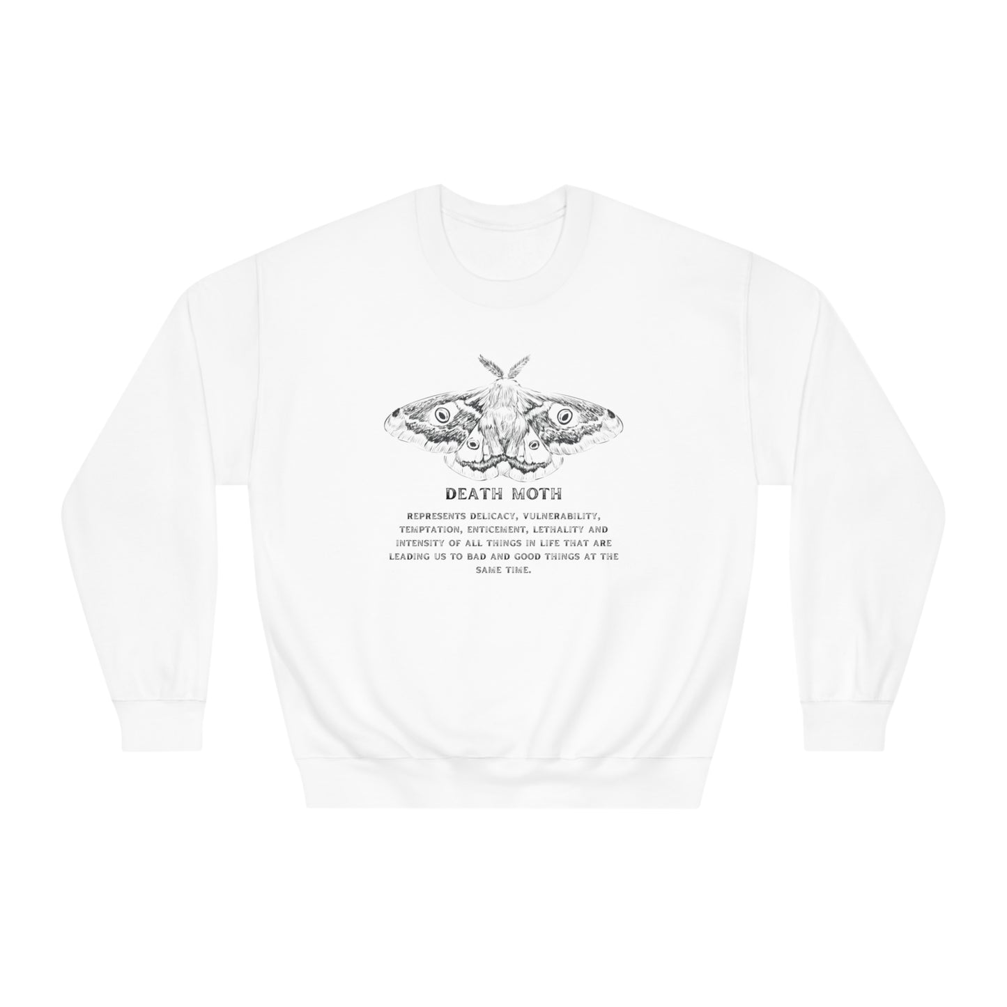 Death Moth Unisex DryBlend® Crewneck Sweatshirt