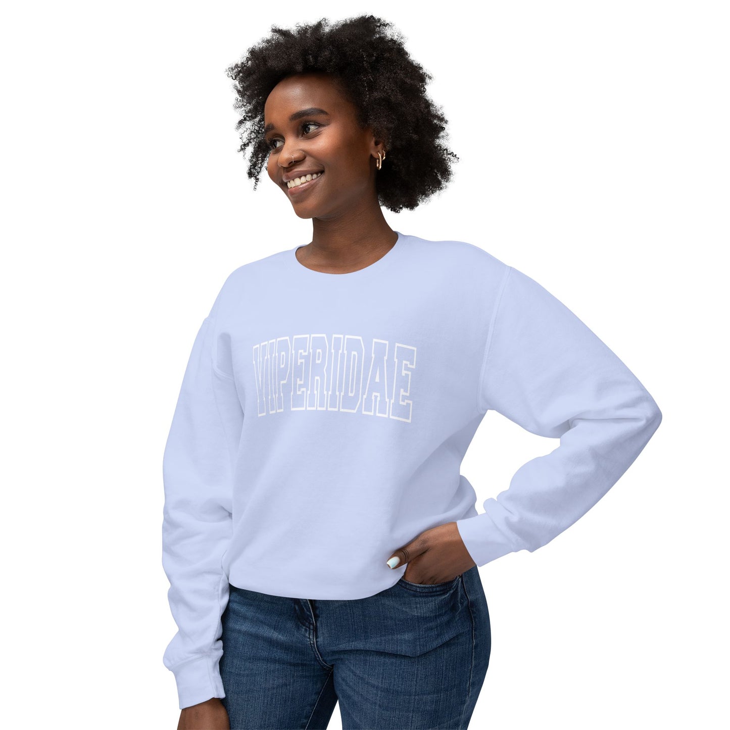 COMFORT COLOR Viperidae Unisex Lightweight Crewneck Sweatshirt