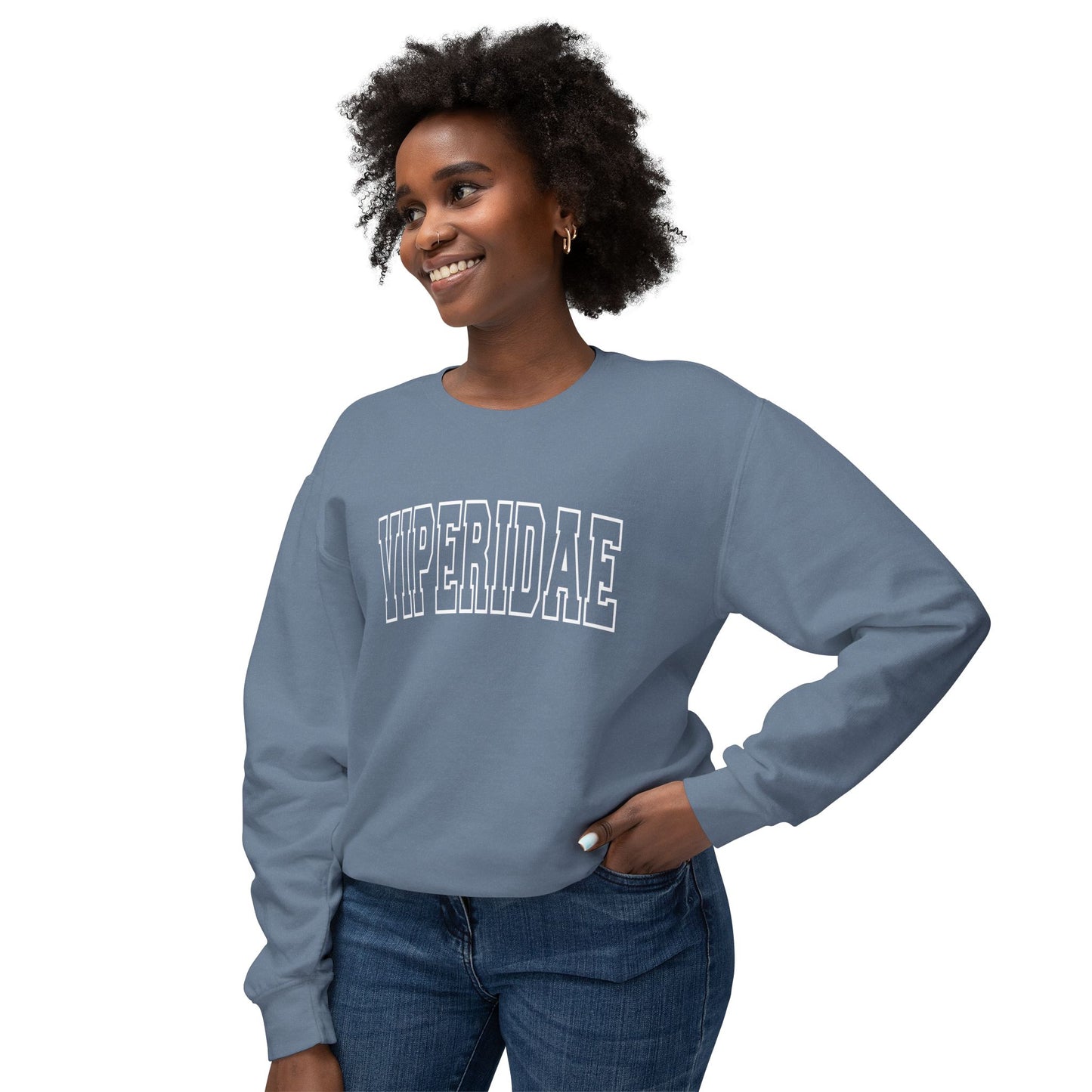 COMFORT COLOR Viperidae Unisex Lightweight Crewneck Sweatshirt