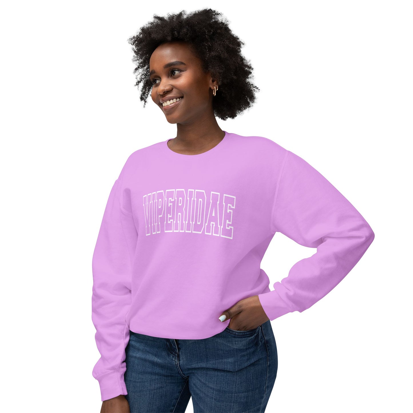 COMFORT COLOR Viperidae Unisex Lightweight Crewneck Sweatshirt