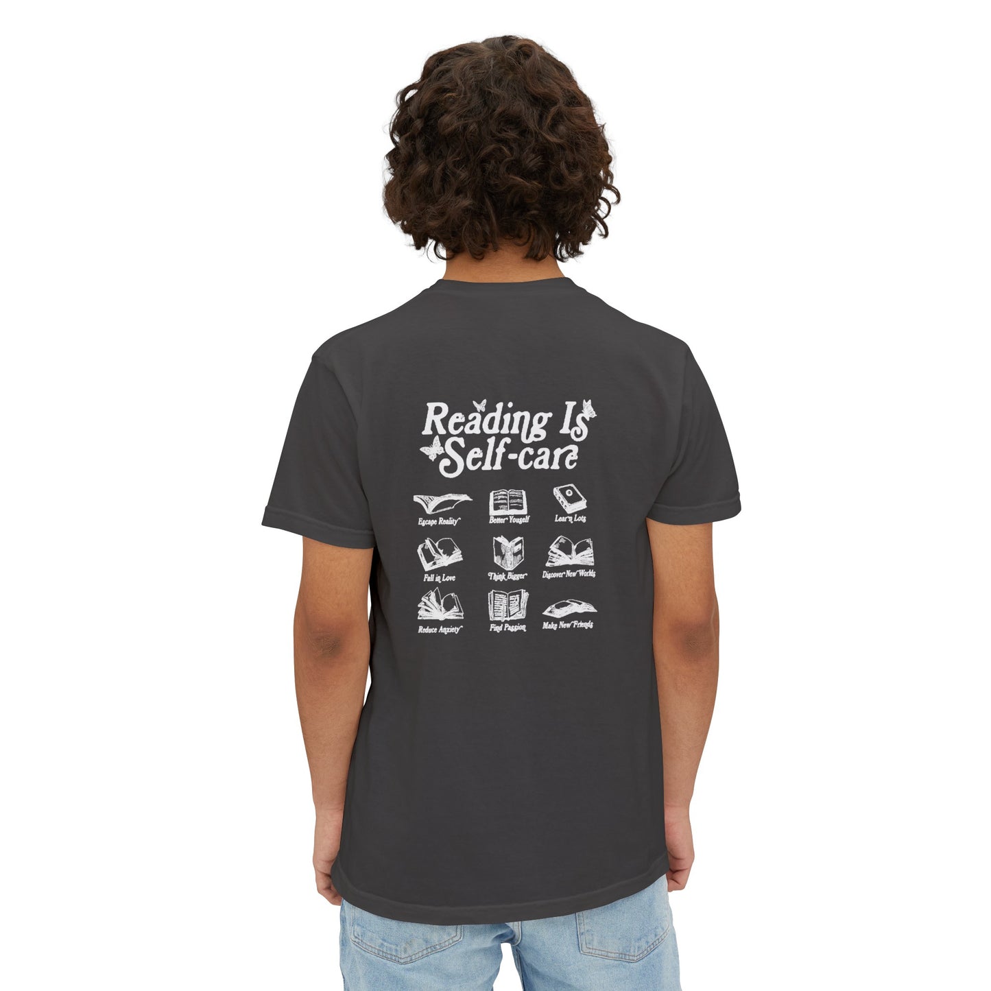 COMFORT COLOR Reading is Self Care T-Shirt