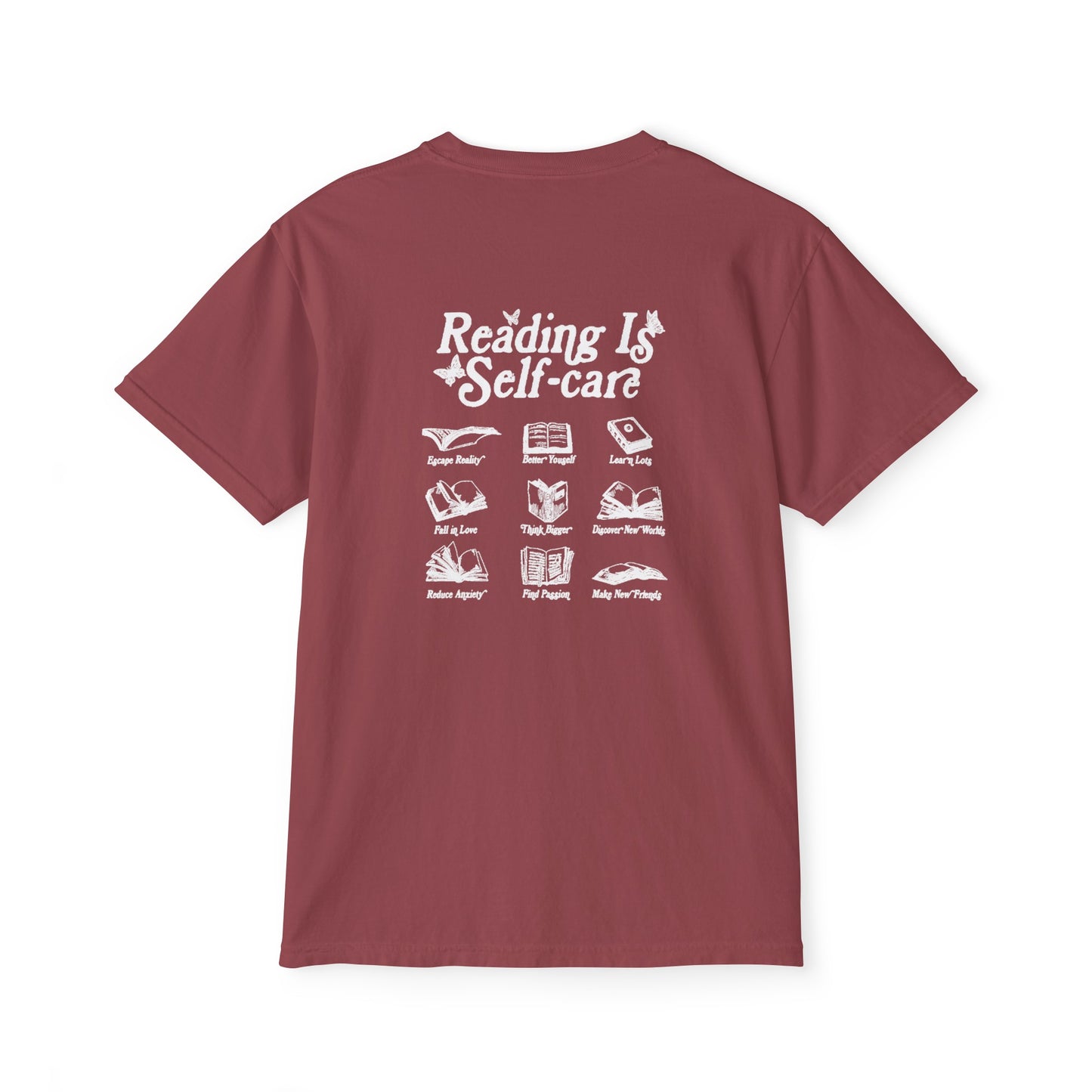 COMFORT COLOR Reading is Self Care T-Shirt