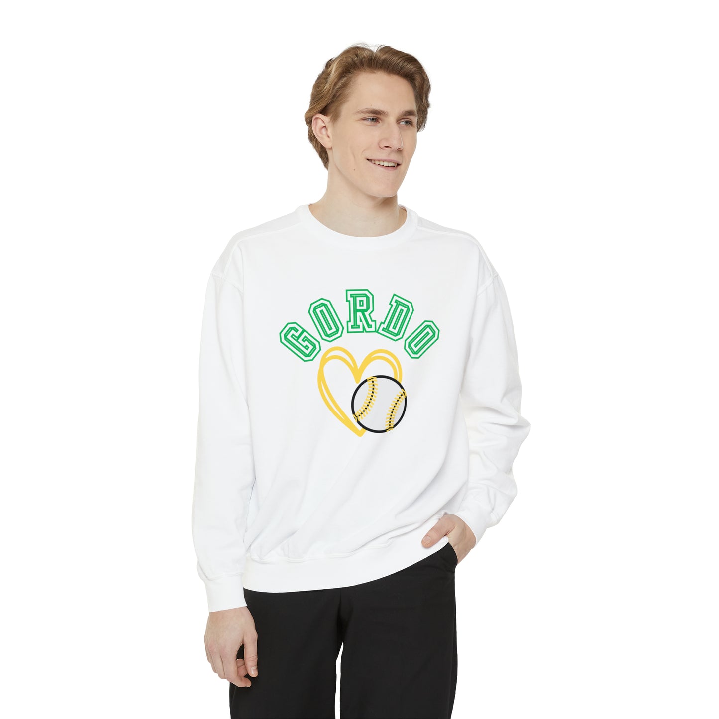 COMFORT COLOR Gordo Heart Unisex Garment-Dyed Sweatshirt