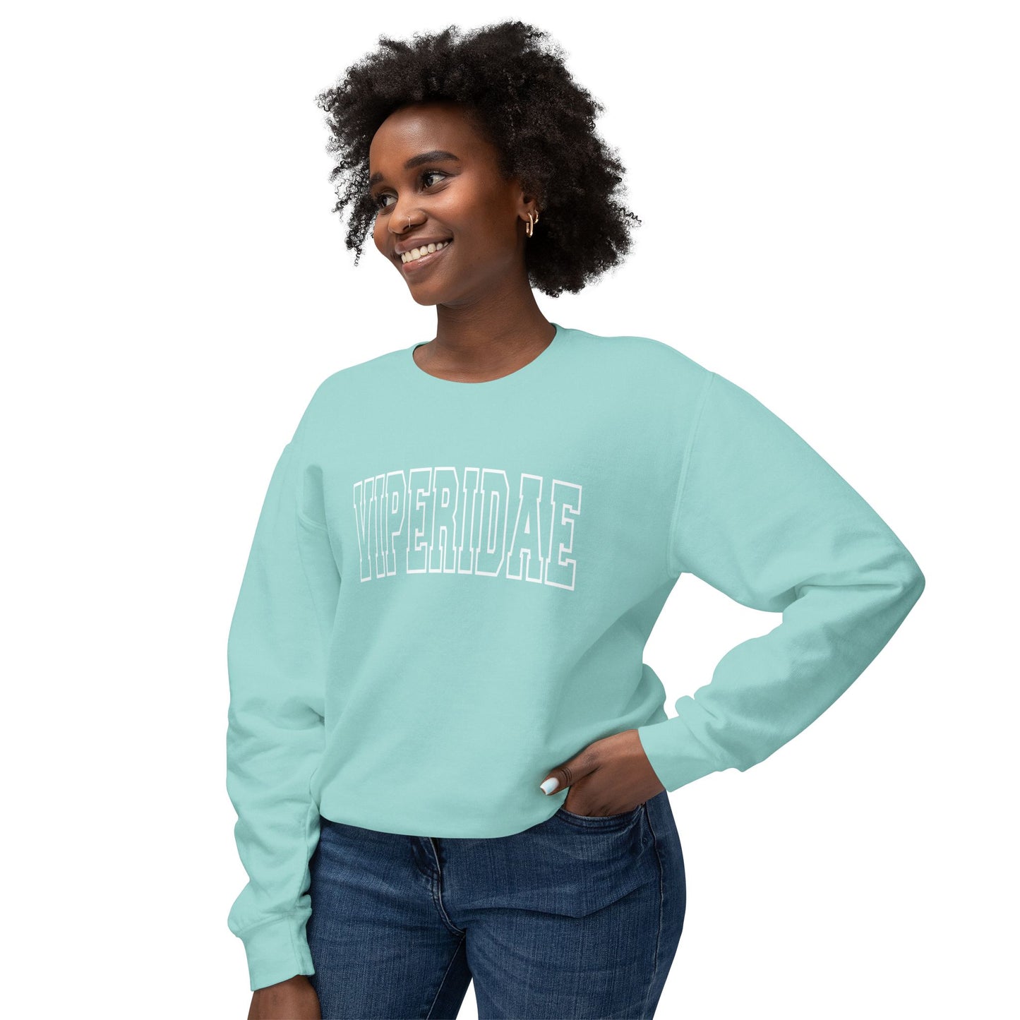 COMFORT COLOR Viperidae Unisex Lightweight Crewneck Sweatshirt