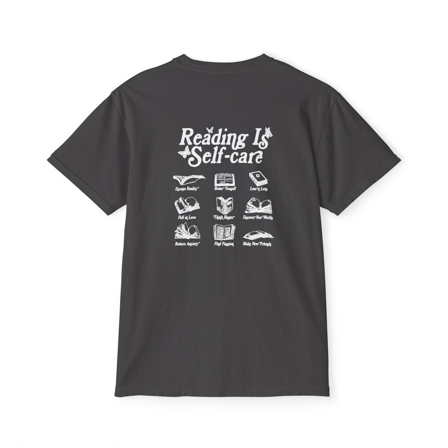 COMFORT COLOR Reading is Self Care T-Shirt