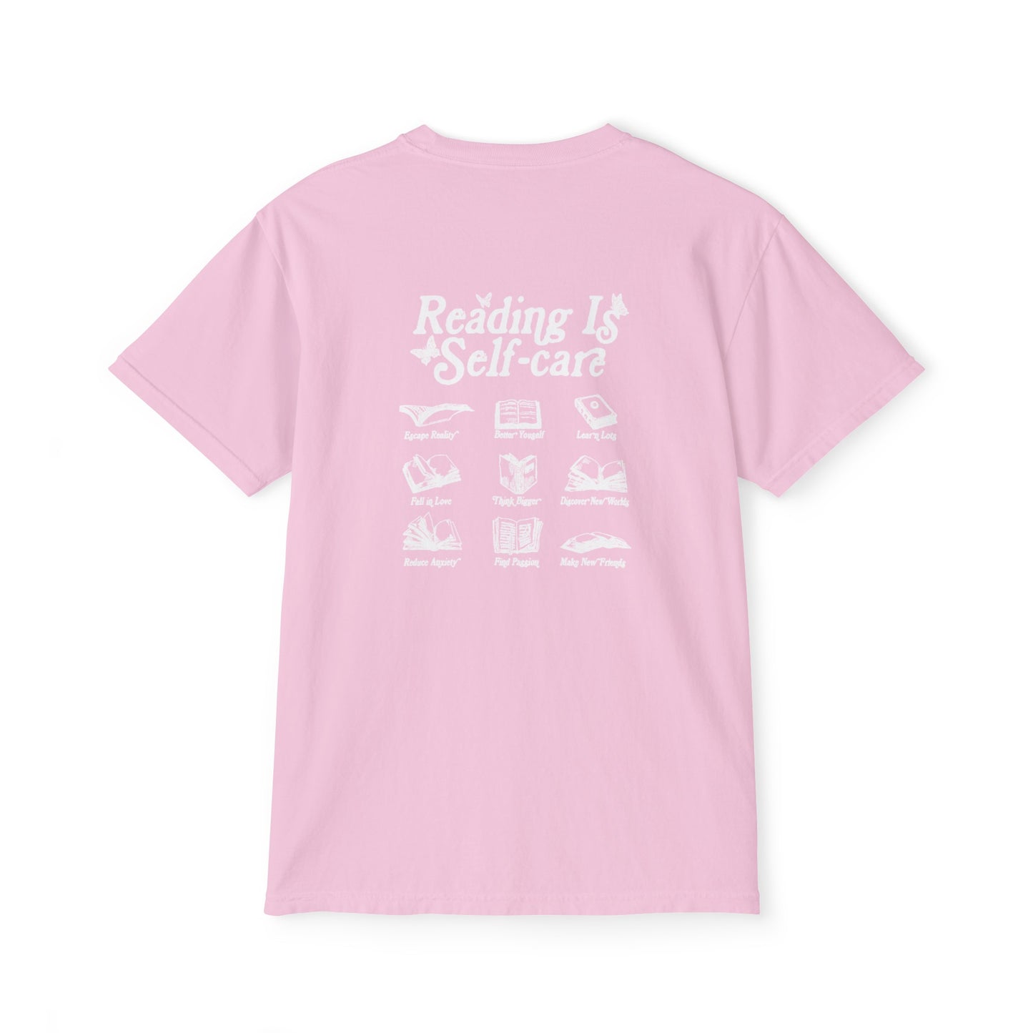 COMFORT COLOR Reading is Self Care T-Shirt